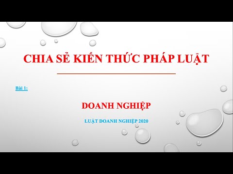 Luật Doanh nghiệp 2020